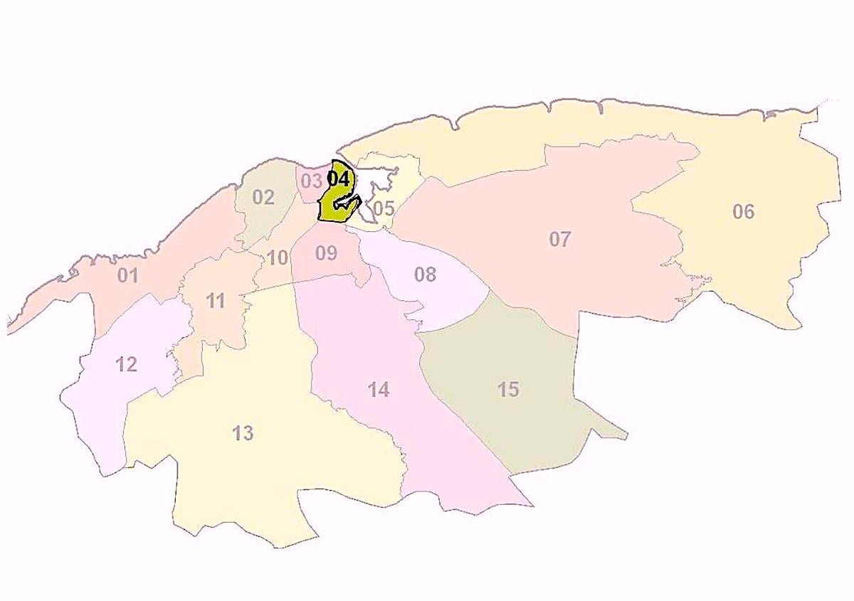 Mapa de los Municipios deLa Habana